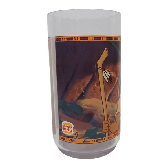 Burger King Disney Pocahontas Powhatan Kocoum Colors of the Wind Drinking Glass - Picture 7 of 9